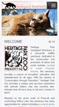 Mobile Screenshot of heritageparkzoo.org