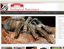 Tablet Screenshot of heritageparkzoo.org