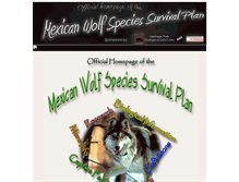 Tablet Screenshot of mexicanwolves.heritageparkzoo.org